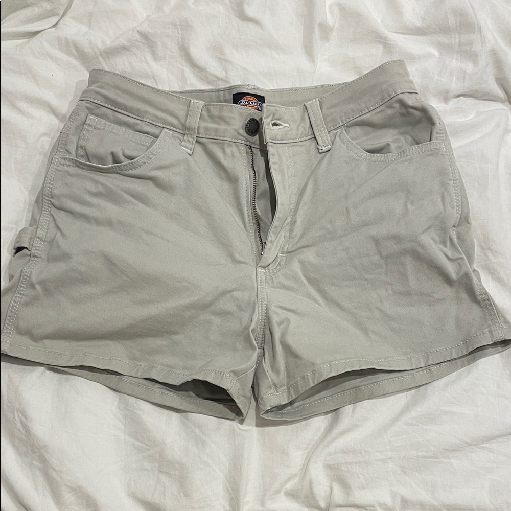 Dickies Women's Light Beige Cargo Shorts